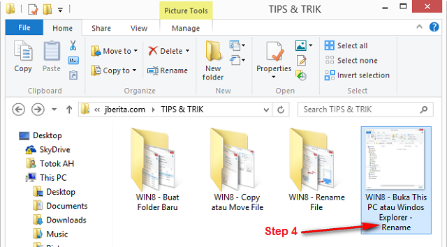 Windows 8 - Rename File, Step 4