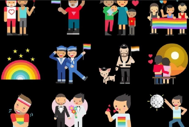 Stiker LGBT di Aplikasi Line