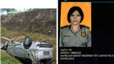 Biodata dan Kondisi Mobil yang dikendarai Bripka Anita