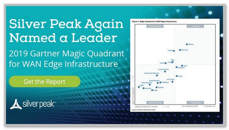 Silver Peak Gartner Magic Quadrant for WAN Edge Infrastructure