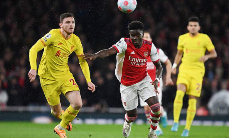 Liga Inggris Arsenal VS Liverpool