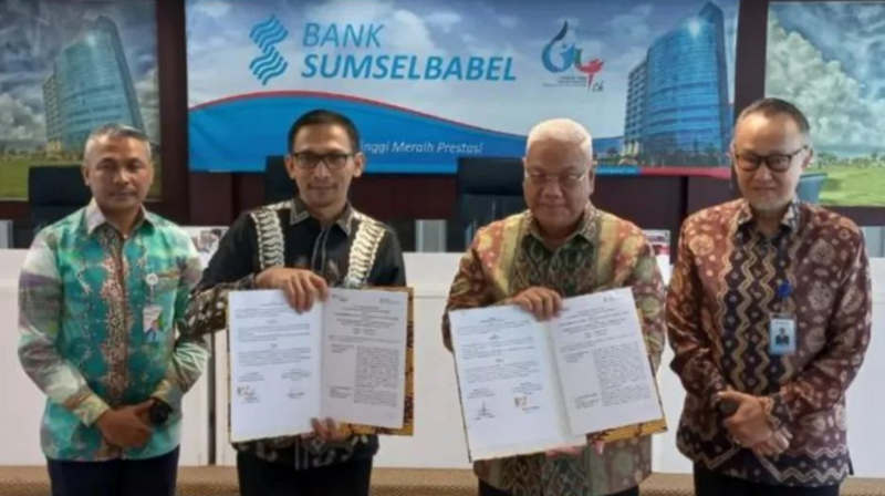 MoU bagi Debitur Pembiayaan KUR Bank Sumsel Babel dan BPJS Ketenagakerjaan
